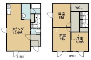 雪月花　参の物件間取画像